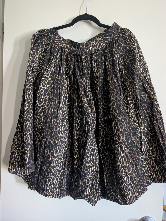 Vixen by Micheline Pitt Dresses & Skirts - XL Vixen Leopard Swing Skirt